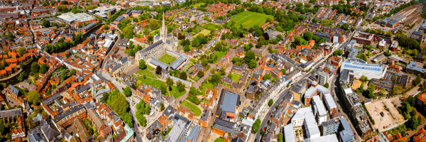 Norwich overhead view 