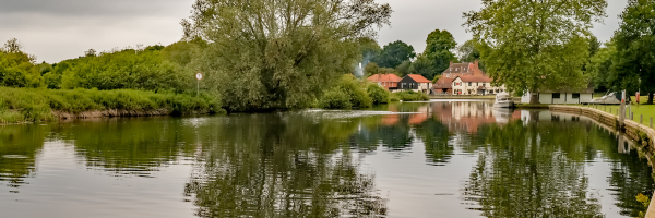 Coltishall village in Norfolk