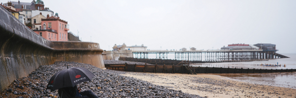 Cromer beach and pier 