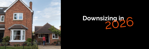 Man downsizing home from big house to a bungalow 